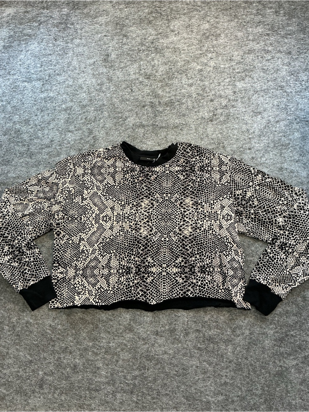 TNA Long Sleeve Snake Print Shirt Size XS